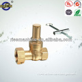 brass pumped leveraged water meter lockable gate valve